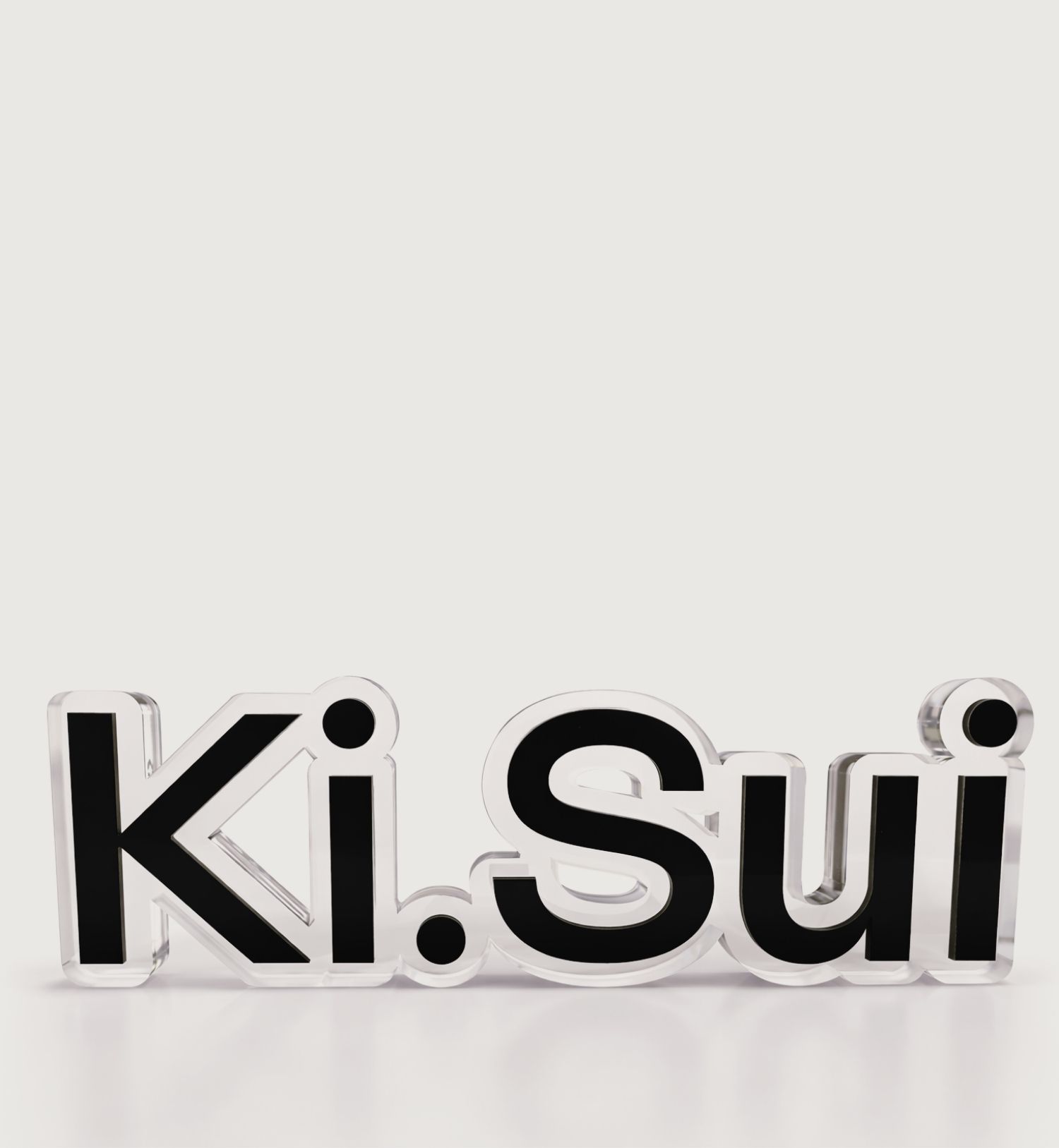 100% Recycled Acrylic Logo